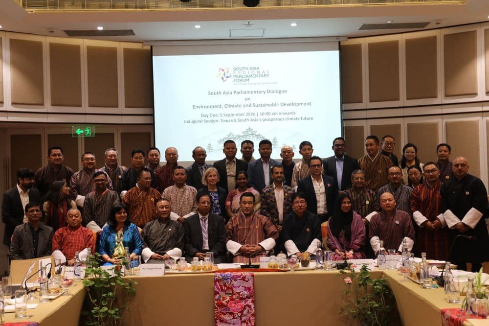 South Asian Parliamentary Dialogue on Environment, Climate and Sustainable Development Begins in Thimphu