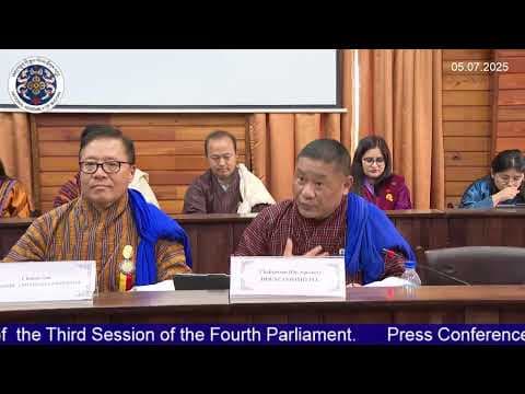 Press Conference on the conclusion of  the Third Session of the Fourth Parliament.